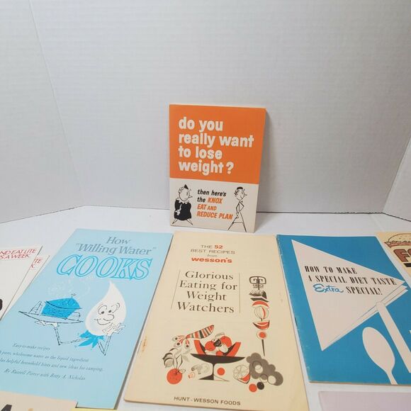 21 Vintage Weight Lose Seafood Pamphlet Lot Ephemera - Picture 4 of 4